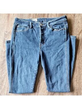 Free People Button Fly Skinny Jean Size 27